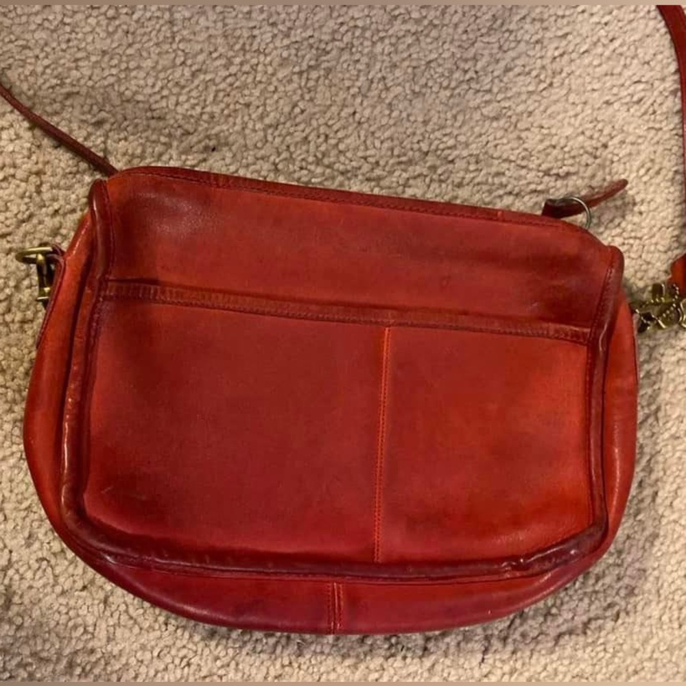 Coach Vintage Companion Bag Red - Project Bag - Rare